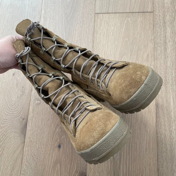 McRae Footwear Boots Men 6 W Coyote Tan Hot Weather Army Military Suede Vibram main image 16